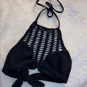 Black bikini top
